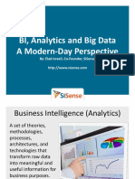 BI, Analytics and Big Data: A Modern Perspective