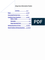 Graphing Notes and Equations of Lines (Guided Notes - Nov 2022)