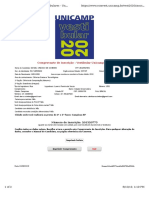 Inscrição Unicamp PDF
