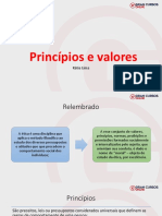 Princípios e Valores: Kátia Lima