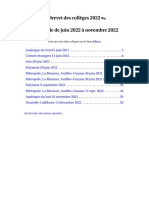 Brevet Annee 2022 DV PDF