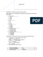 Diagnostic Test - Segundo