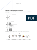 Diagnostic Test - Tercero