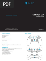 Manual Gamesir G3s