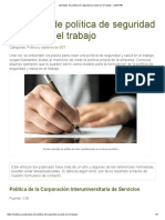 2.ejemplos de Política de Seguridad y Salud en El Trabajo - SafetYA®