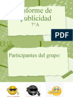 Informe de Publicidad