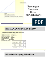 OPTIMASI MIX DESIGN BETON