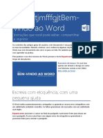 Guia interativo para aprender os recursos básicos do Word