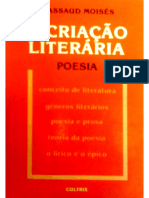 A Criação Literária - Poesia - MOISÉS