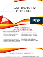 Trabalho Oral de Português