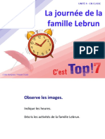 La Journée de La Famille Lebrun