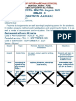 Grade 8 - PROJECT FOR STUDENTS August 2021 PDF