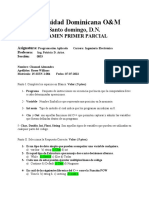 Examen Primer Parcial Programacion Aplicada