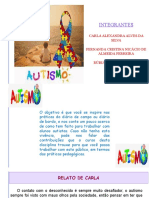 Relatos de alunas sobre autismo e inclusão