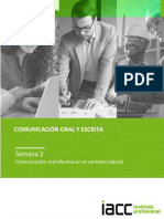 Comunicación oral laboral: entrevistas y habilidades