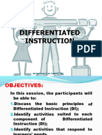 Differentiated Instructions