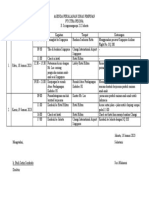 Agenda Perjalanan Dinas Pimpinan Erlich