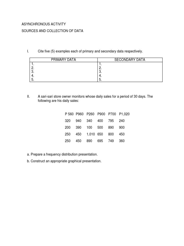 Asynchronous activity data collection pdf