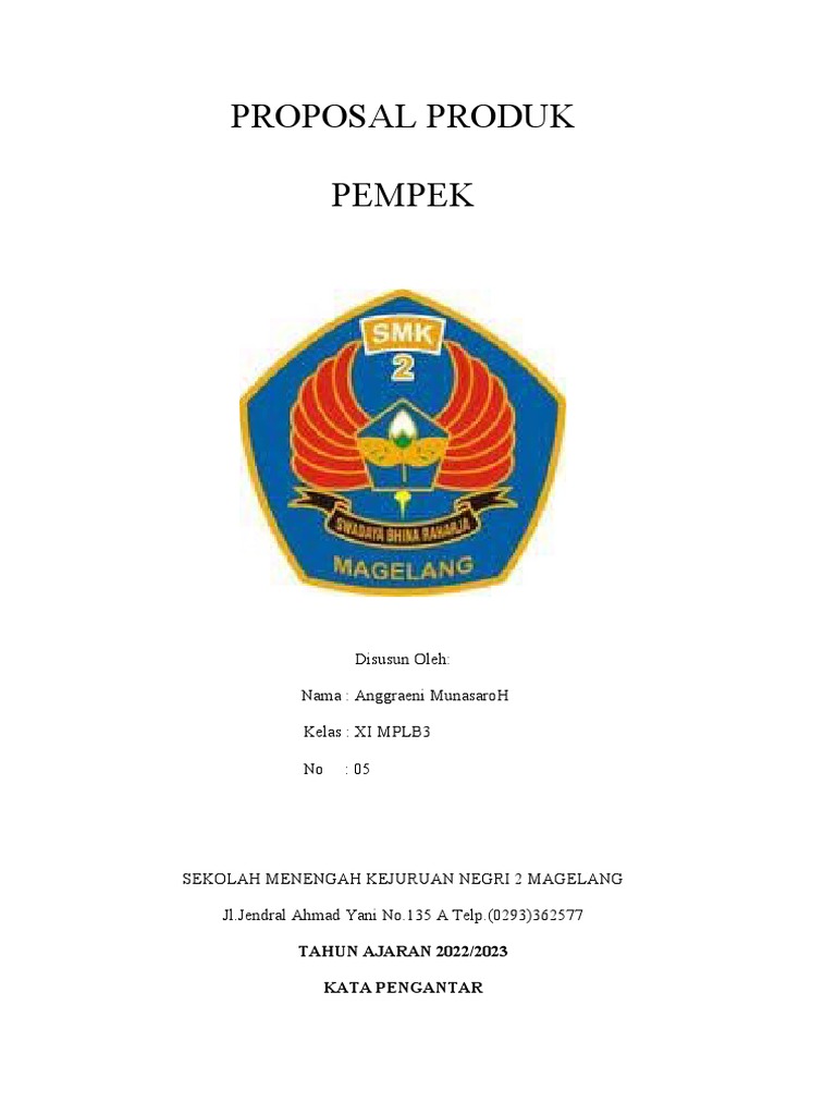 Proposal Produk | PDF