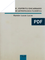 Lucas - El Hombre, Espíritu Encarnado. Compendio de Antropología Filosófica