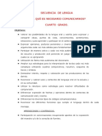 Secuencia 1 Lengua, La Comunicacion