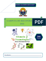 CARPETA RECUPERACION - CyT - 2DO - IEGSMS - 2022
