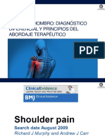 Dolor de Hombro: Diagnóstico Diferencial Y Principios Del Abordaje Terapéutico