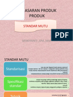 Standar Mutu Produk