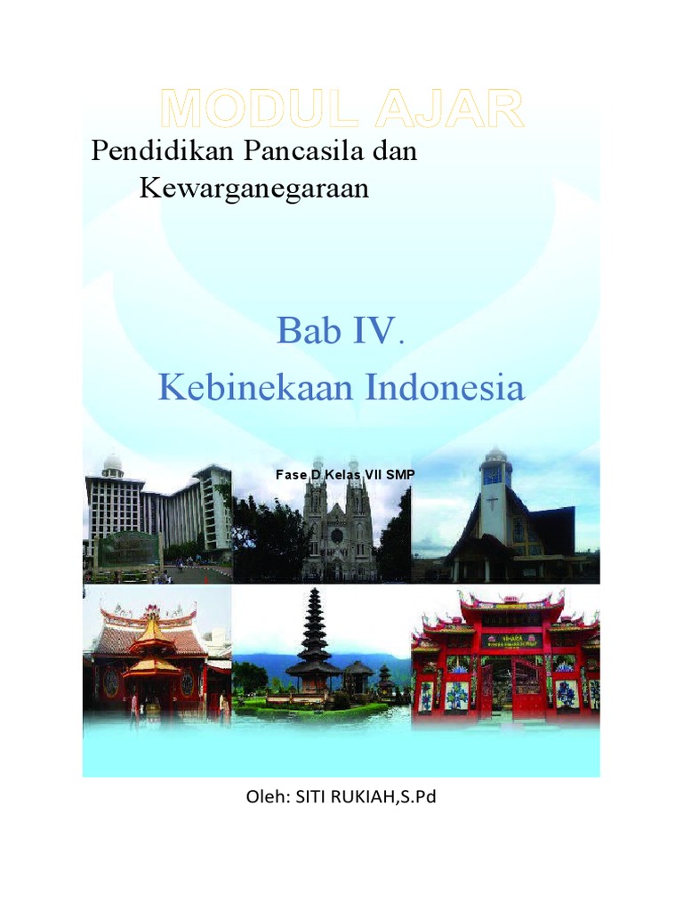 MA Bab IV. Kebinekaan Indonesia | PDF | Sains & Matematika
