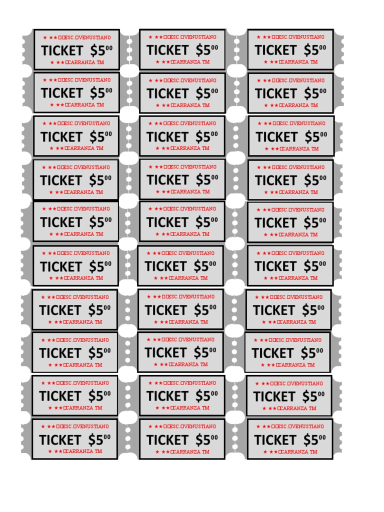 Tickets Kermes PDF