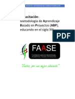 Fundación FAASE - Apunte #4 - ABP Diseño de Planificación