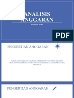 Analisis Anggaran