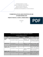 Padronização reconstituição antimicrobianos injetáveis clínica pediátrica HULW