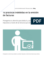 10 Prácticas Indebidas en La Emisión de Facturas - Servicio de Administración Tributaria - Gobierno - Gob - MX