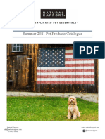 Natural Rapport Summer 2021 Pet Catalogue