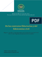 De Los Contratos Fiduciarios y Del Fideicomiso Civil Algunos Estudios Contemporaneos P