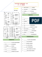 Verb to Be and Have Worksheet