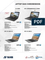 Katalog Laptop dan Chromebook Spesifikasi dan Harga Termurah