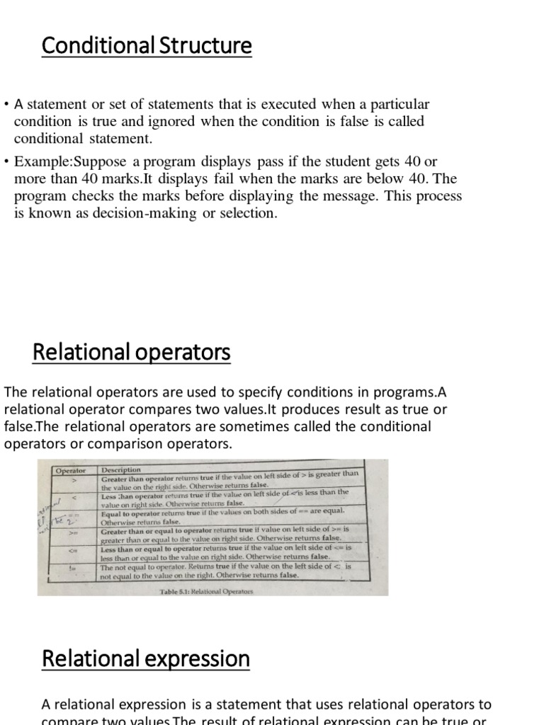 Conditional Structure | PDF | Software Engineering | Computer Programming