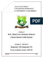 Gondwana B - SC - V & VI Syllabus Physics