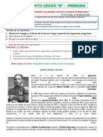 11-07 Ficha Leemos La Biografia de Andrés Avelino Caceres Dorregaray