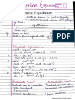 Chemical Equilibrium PDF