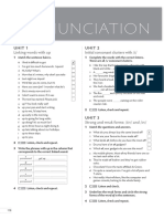 Pronunciation units for linking words, consonant clusters, weak forms and intonation