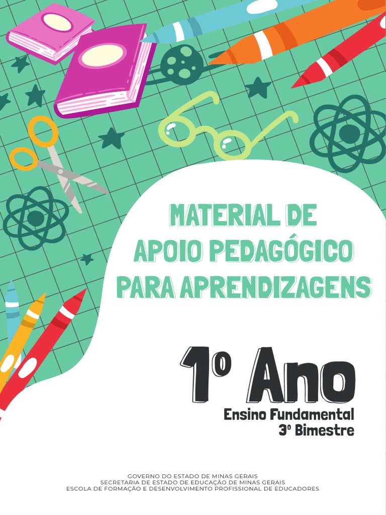 MATERIAL DE APOIO PEDAGÓGICO 1º Ano 3º BIMESTRE | Download grátis PDF ...