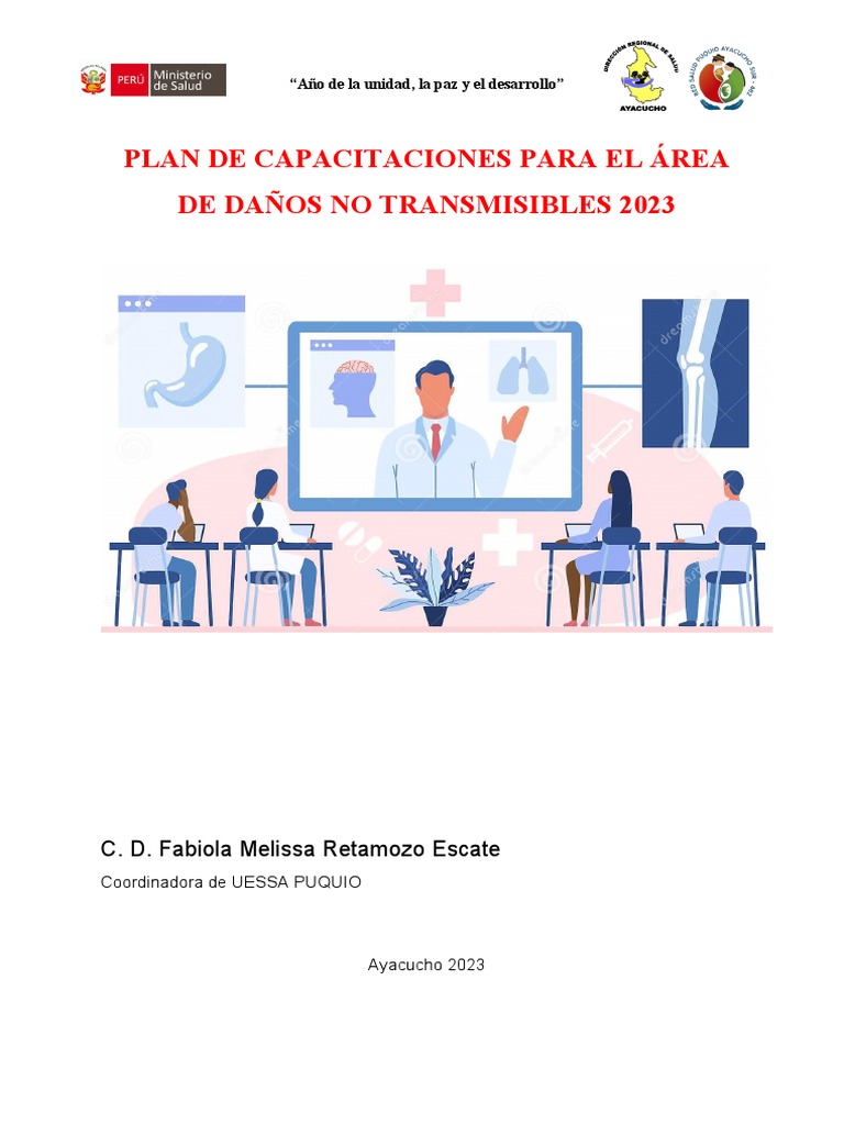 Plan De Capacitacion Pdf Diabetes Organización Panamericana De La