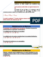 Presentacion 7 Multiplicacion de Matrices Determinantes PDF