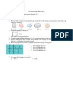 Matematika soal ulangan persegi keliling luas