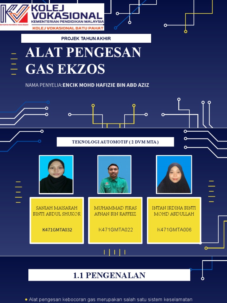 Alat Pengesan Kebocoran Gas Ekzos | PDF | Bisnis | Komputer