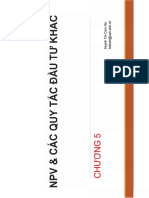 Chuong 5 - NPV & Cac Quy Tac Dau Tu Khac - New - Gui SV