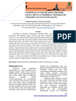 Studi Literatur Hubungan Faktor Sosial Ekonomi, Karakteristik Balita, Riwayat Pemberian Asi Eksklusif Dengan Kejadian Stunting Pada Balita